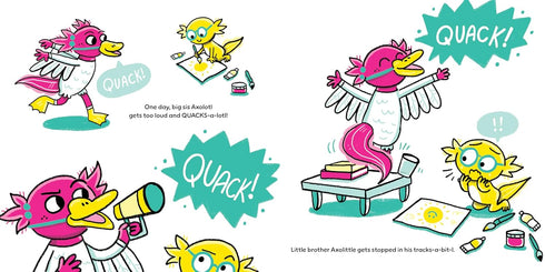 AXOLOTL AND AXOLITTLE - HITCHMAN. JESS; REBAR. SARAH
